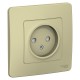 Blanca Бежевый С/У Розетка без з/к со шт., 16А, 250В  BLNRS000117  SE