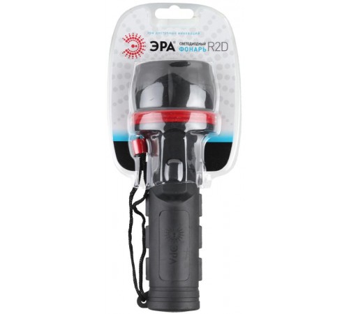 Фонарь универсальный R2D 3xLED, 2xD, резина, бл (36/72/576)  C0036217  ЭРА 