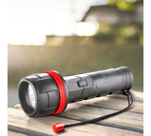 Фонарь универсальный R2D 3xLED, 2xD, резина, бл (36/72/576)  C0036217  ЭРА 