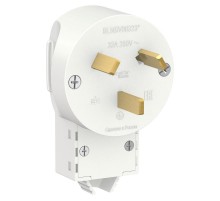 Blanca Белый С/У Вилка силовая 2Р+N, 32А, 250В  BLNSV003231  SE