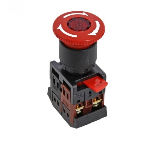 Кнопка AE-22 "Грибок" поворотная блокировка NO+NC EKF PROxima  pbn-ae  EKF