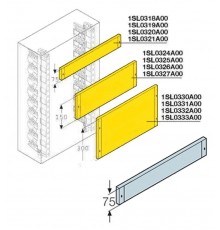 Панель глухая H=75мм для шкафа GEMINI (Размер1)  1SL0318A00  ABB