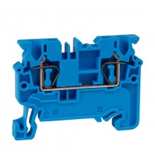 Клемма проходная пружинная OptiClip CX-2,5-I-BU-24A-(0,2-2,5)-синий  289712  КЭАЗ