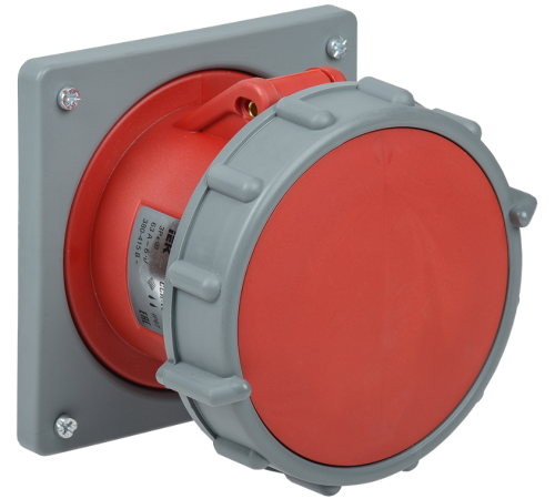 Розетка встраиваемая MAGNUM ССИ-434 63А-6ч/380-415В 3P+PE IP67  PSN72-063-4-2-67  IEK