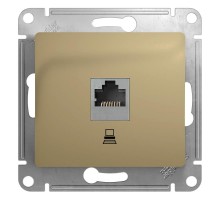 Glossa Титан Розетка компьютерная RJ45 кат.5E  GSL000481K  SE