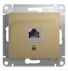 Glossa Титан Розетка компьютерная RJ45 кат.5E  GSL000481K  SE