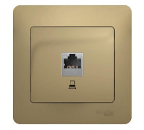 Glossa Титан Розетка компьютерная RJ45 кат.5E  GSL000481K  SE