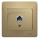Glossa Титан Розетка компьютерная RJ45 кат.5E  GSL000481K  SE