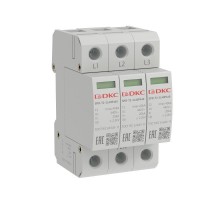 Устройство защиты от импульcных перенапряжений (УЗИП) YON max тип 2 3п Imax 40kA со сменным модулем Un 440V  SPD-T2-3L40P440  DKC