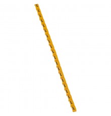 Маркер Duplix - чёрная маркировка на желтом фоне - заглавная буква L  038421  Legrand