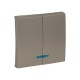 Валенсия лицевая панель выключателя 2-кл. с индикатором 10А кашемир EKF PROxima   ESV10-L-123-40   EKF