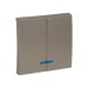 Валенсия лицевая панель выключателя 2-кл. с индикатором 10А кашемир EKF PROxima   ESV10-L-123-40   EKF