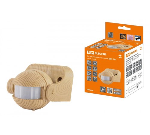 ДДС-02С (1100Вт, 5-480с, 6м, 5+Лк, 180гр, IP44), "ЭКО" сосна  SQ0324-0041  TDM