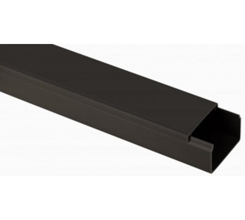 Кабель-канал "РУВИНИЛ" 60х40х2000мм (черный)  РКК-60х40-Ч  Рувинил