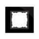Simon 82 Рамка декоративная, 1 пост, S82 Nature, Стекло, чёрный-графит  82817-32  Simon