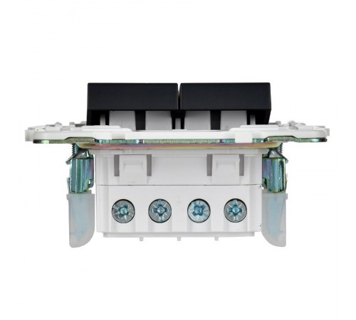 SKANDY Выключатель 2-клавишный перекрестный 10А SK-V06G графит   SK-V23-0-10-K53  IEK