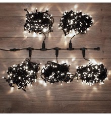 Гирлянда "LED ClipLight" 24V, 5 нитей по 20 метров, цвет диодов Белый, Flashing (Белый)  323-605  NEON-NIGHT