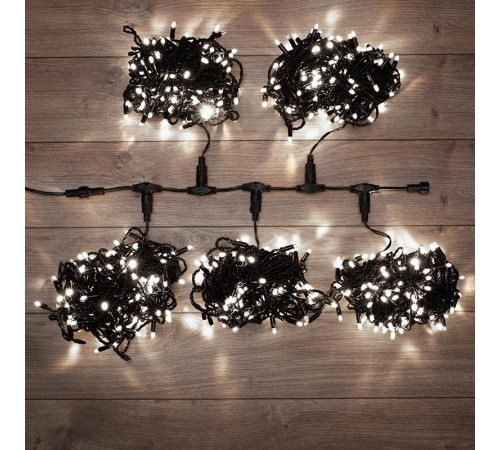 Гирлянда "LED ClipLight" 24V, 5 нитей по 20 метров, цвет диодов Белый, Flashing (Белый)  323-605  NEON-NIGHT