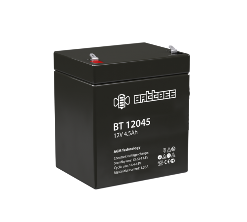 Аккумуляторная батарея ОПС серии BT 12045  12В/4,5Ач  BT 12045  Battbee