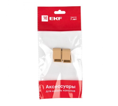 Заглушка (15х10) (4 шт) Plast EKF PROxima   под светлое дерево    ecl-15-10x4   EKF 