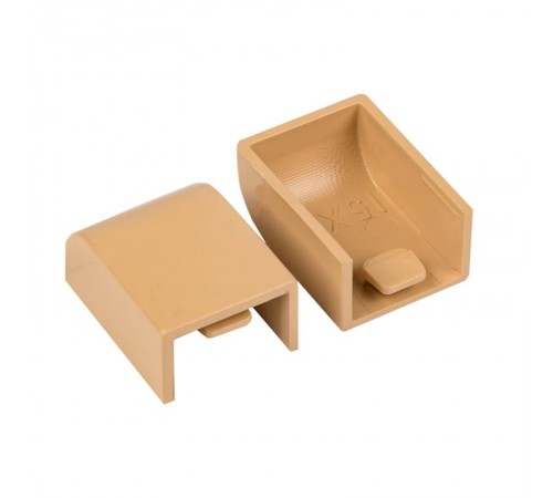 Заглушка (15х10) (4 шт) Plast EKF PROxima   под светлое дерево    ecl-15-10x4   EKF 