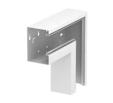 Плоский угол кабельного канала Rapid 80 90x130 мм (сталь,светло-серый) (GS-AFF90130LGR)  6277532  OBO Bettermann