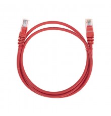 Патч-корд U/UTP, CAT 5e, RJ45-RJ45, 26AWG, LSZH, красный, 1м REXANT  02-0103-1  REXANT