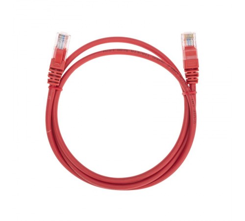 Патч-корд U/UTP, CAT 5e, RJ45-RJ45, 26AWG, LSZH, красный, 1м REXANT  02-0103-1  REXANT