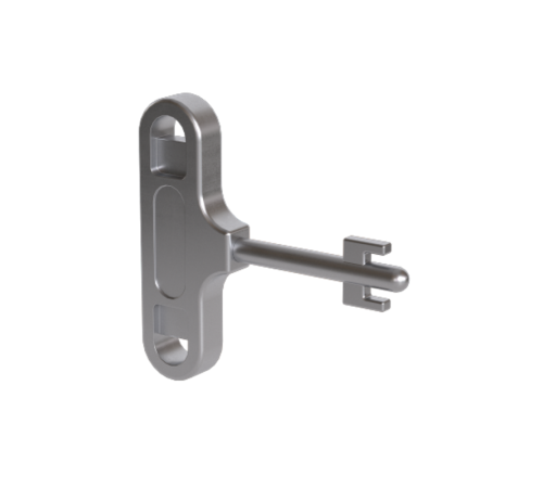 Ключ металлический типа FIAT  R5CE237  DKC - Снят с пр-ва