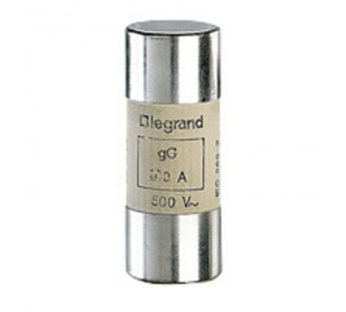 Предохранитель типа aM - размер 00 - с индикатором - 40 A  016025  Legrand