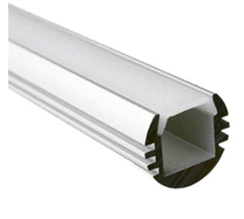 Профиль алюминиевый для светодиодной ленты PAL 1818 круглый анодированный IP20 2м  1009630  Jazzway