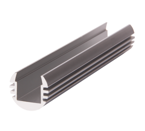 Профиль алюминиевый для светодиодной ленты PAL 1818 круглый анодированный IP20 2м  1009630  Jazzway