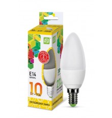 Лампа светодиодная LED-СВЕЧА-standard 10Вт 230В Е14 3000К 900Лм  4690612015507  ASD