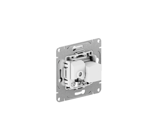 Механизм розетки TV+RJ45 (cat5), белый Эпика EKF  UP1-SOW-TV+RJ  EKF