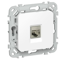 FLITE Розетка компьютерная RJ45 кат.5Е STP РК5е-1-1-ФлБ белый  FI-K11-1-K01  IEK