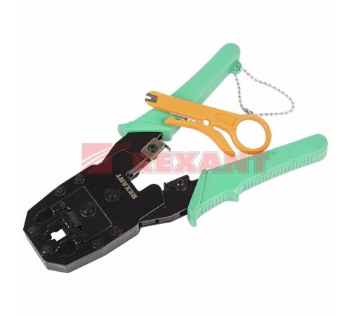 Кримпер для обжима 8P8C/6P6C/4P4C (ht-200), заделка витой пары (ht-318М)  12-3441  REXANT