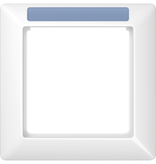 Рамка 1-кратная для вертикальной и горизонтальной установки; термопласт AS581BFINAWW Jung