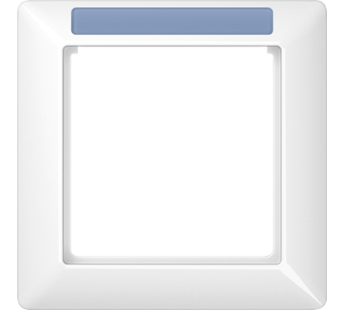 Рамка 1-кратная для вертикальной и горизонтальной установки; термопласт AS581BFINAWW Jung