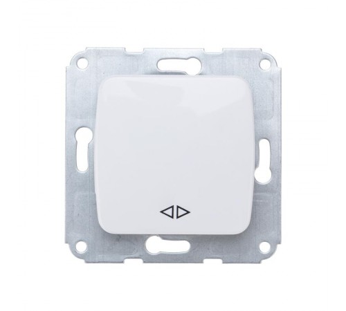 DEA Переключатель 1кл прох. (инд) с/у 10А мех. Бел  KR-78-0206  Kranz