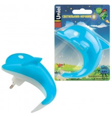 Светильник-ночник DTL-301-Дельфин/Blue/4LED/05W без выключателя.  10313  Uniel
