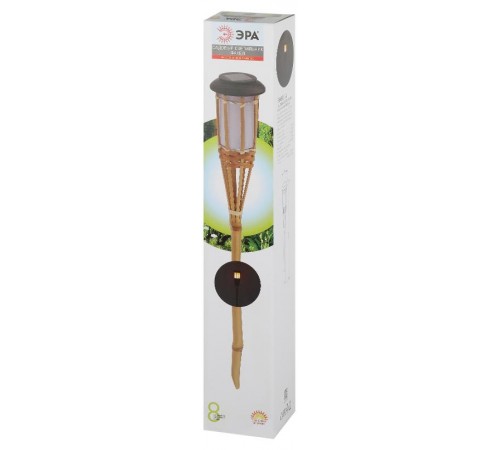 Светильник садовый уличный ERASF22-24 Факел бамбук на солнечных батареях 56 см  Б0053382  ЭРА