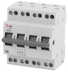 Выключатель-разъединитель трехпозиционный ВРТ-63 PRO VRT63-4-63 4Р 63А   Б0061689  ЭРА