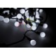 Гирлянда "Мультишарики" 17,5мм, 20 м, черный ПВХ, 200 диодов, цвет белый  303-505  NEON-NIGHT