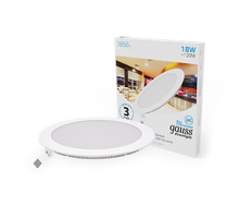 Встраиваемый светильник ультратонкий круглый IP20 18W225х22 O 210 6500K 1560лм 1/20  939111318  Gauss