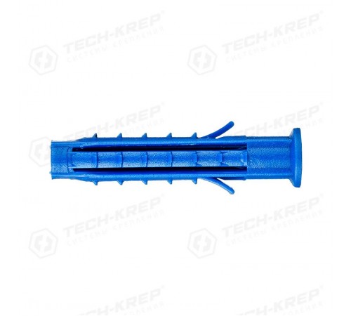 Дюбель распорный Чапай 6х35 шипы+усы (полипропилен) (50 шт) - пакет ( 0,04 кг)  112812  Tech-KREP