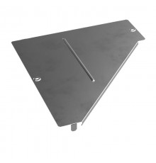 Крышка переходника левого Стандарт INOX (AISI 304) 500х150  PR16.4305  Промрукав