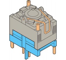 Разъем FIP-2/4-1 для цепей полярности, с малым кожухом, для установки контактов BRE-T, 2 ряда по 4 полюса  1SNA166559R0600  TE