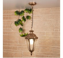 Светильник садово-парковый Draco H черное золото (GL 1010H) подвесной  a043121  Elektrostandard