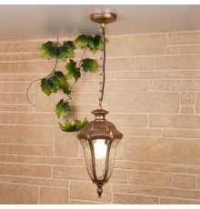 Светильник садово-парковый Draco H черное золото (GL 1010H) подвесной  a043121  Elektrostandard