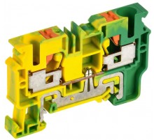 Колодка клеммная CP-PEN земля 10мм2 желто-зеленая  YCT21-00-K52-010  IEK